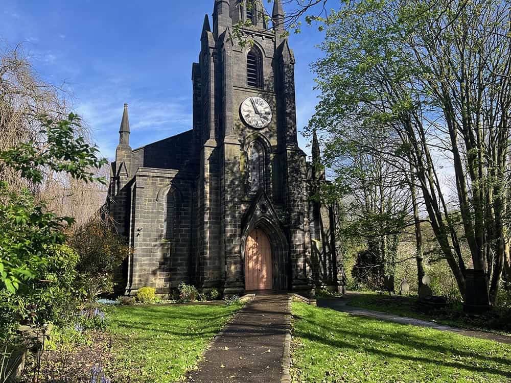 The entrance to St Stephen's Church