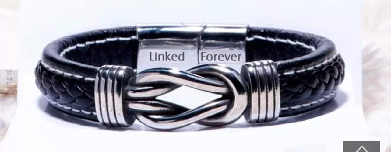 Men’s Personalised Link Bracelet - Image 4