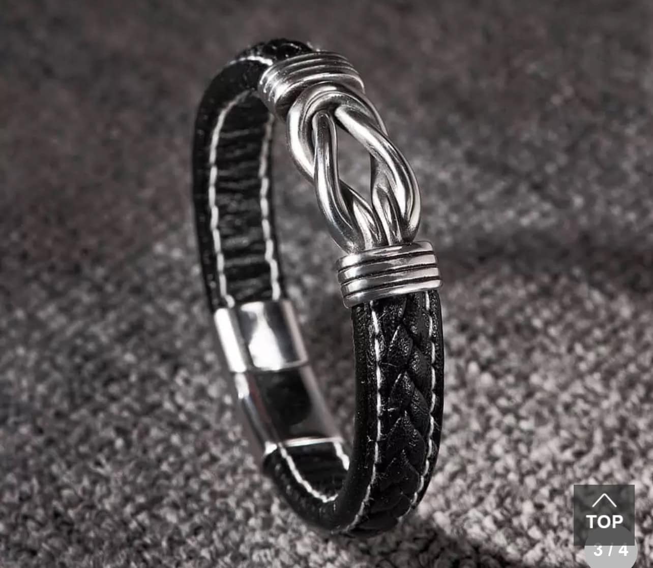 Men’s Personalised Link Bracelet - Image 2