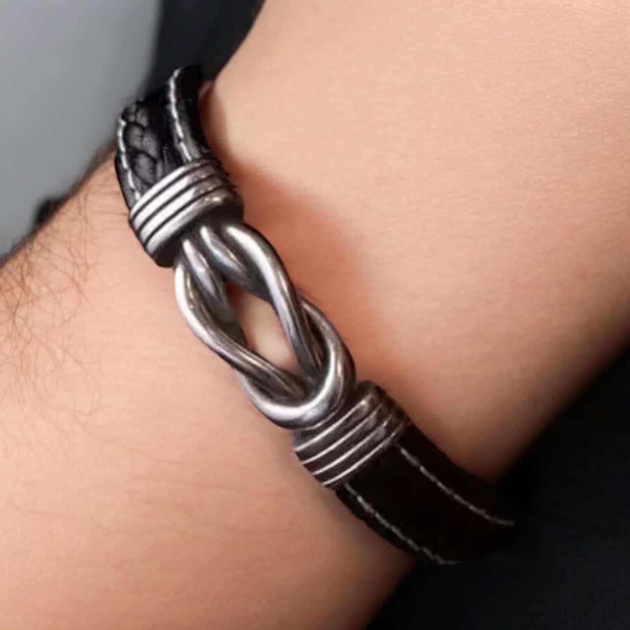 Men’s Personalised Link Bracelet - Image 5