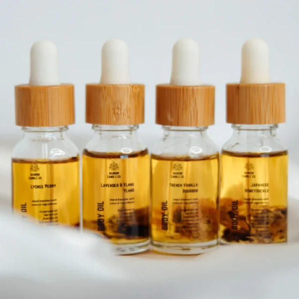 Body Oils tester 4 pack
