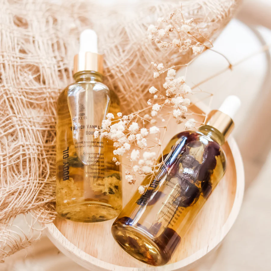 crystal body oils