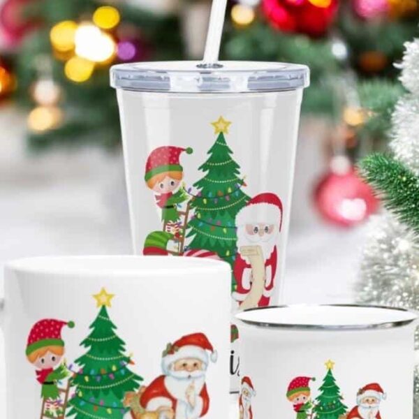 Kids Personalised Christmas Mugs