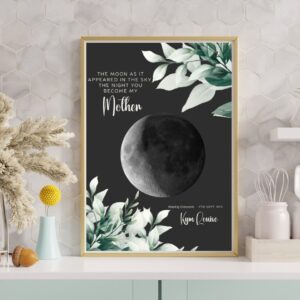 moon phase print. The night you became my Mother