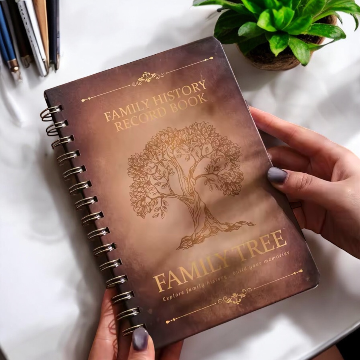 Family History Record Book – Family Tree Journal for Genealogy & Ancestry