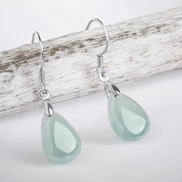 Natural Jadeite Drop Earrings