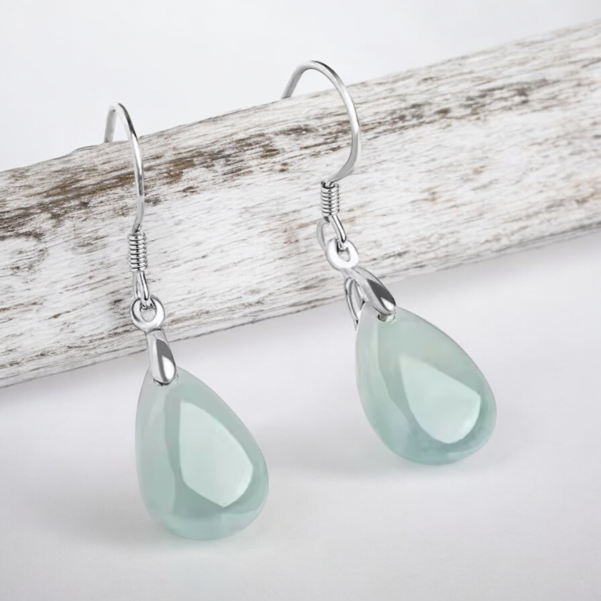 Natural Jadeite Drop Earrings