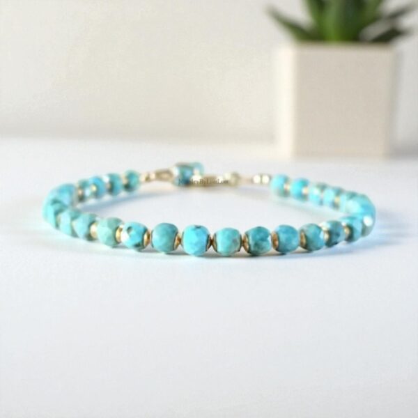 Turquoise Gold Plated Bracelet