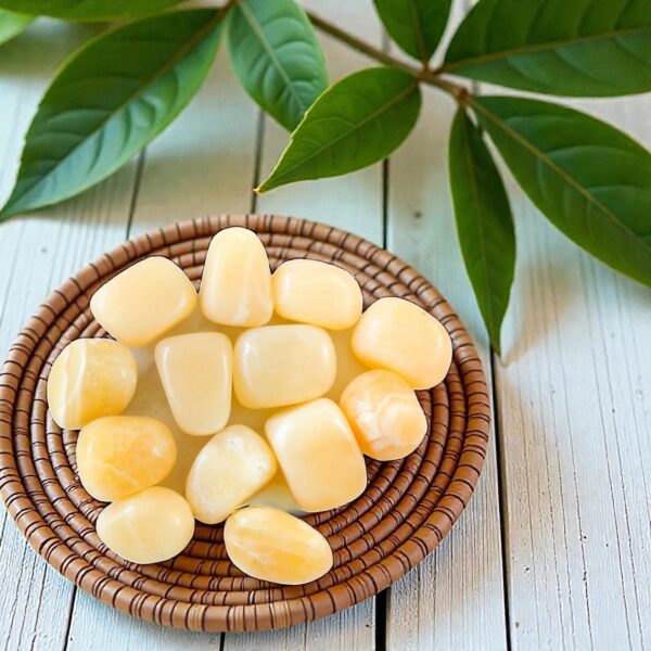 Yellow Calcite Tumble Stone