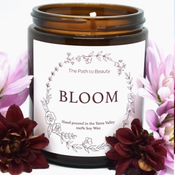 BLOOM Botanical Soy Candle – Goddess Energy, Joy & Heart Awakening