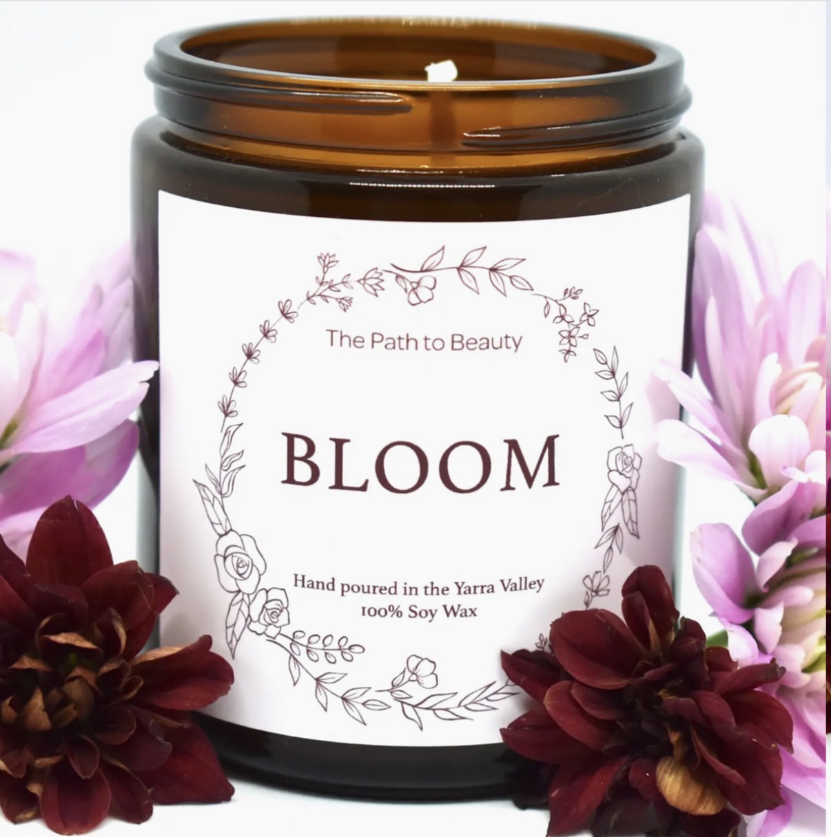 BLOOM Botanical Soy Candle – Goddess Energy, Joy & Heart Awakening