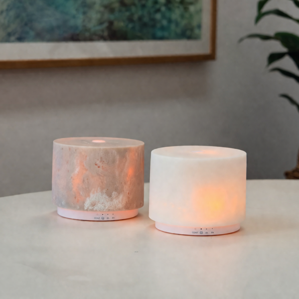 marble moon or sandstone essential oil diffuser