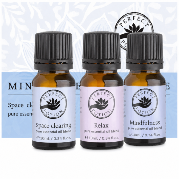 Essential oil blends for relaxation.