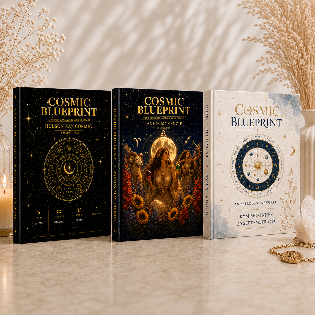 Deluxe personalised astrology book