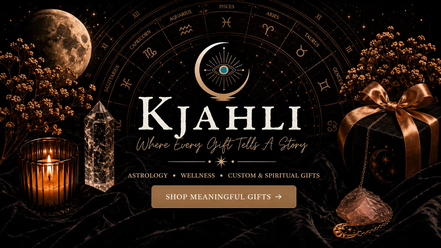 Kjahli Astrology and personalised gifts logo