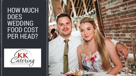 How much does wedding food cost per head?