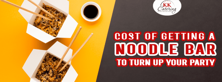 Cost of Getting A Noodle Bar To Turn Up Your Party