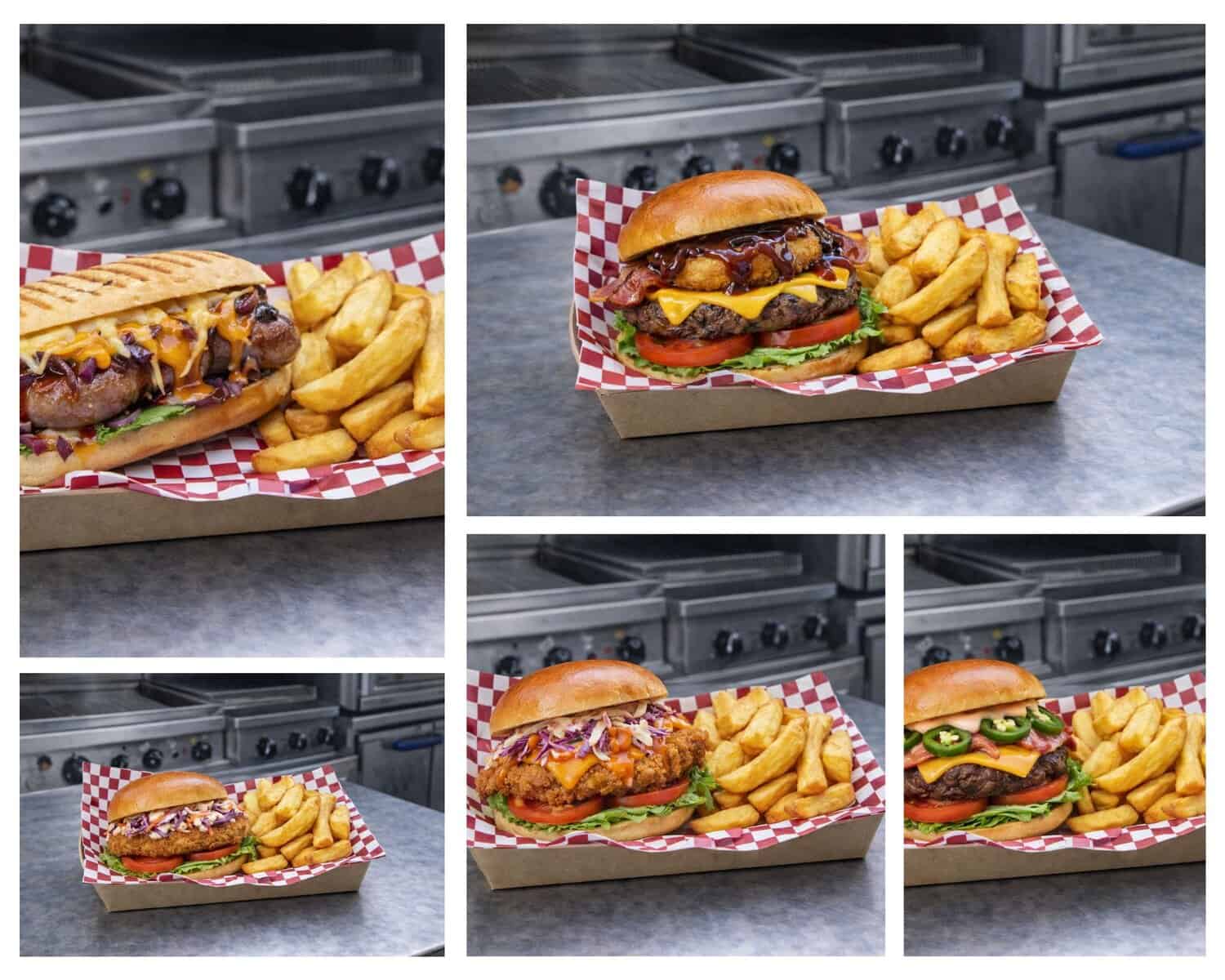 Upgrade to Gourmet Burger Menu