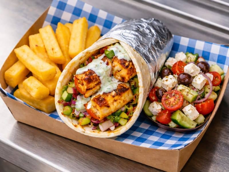 Halloumi Wraps
