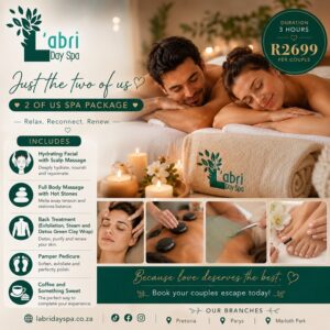 2 of us couple spa package L'abri day spa