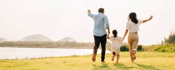 Family making memories