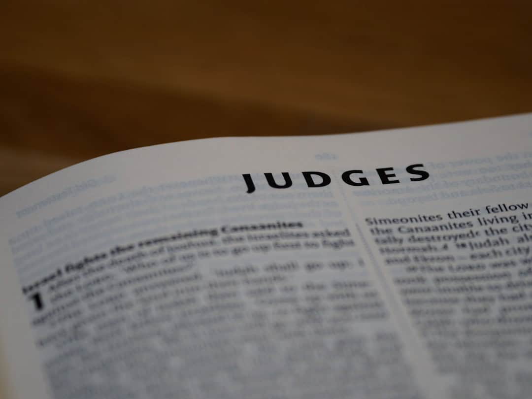Photo book, gavel