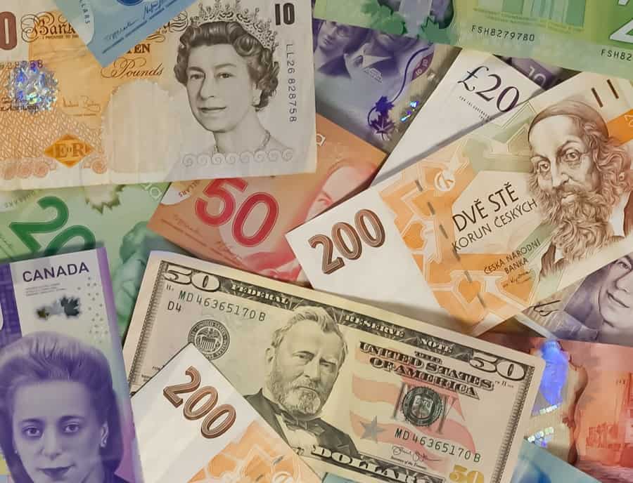 image 155 different kind of paper currency