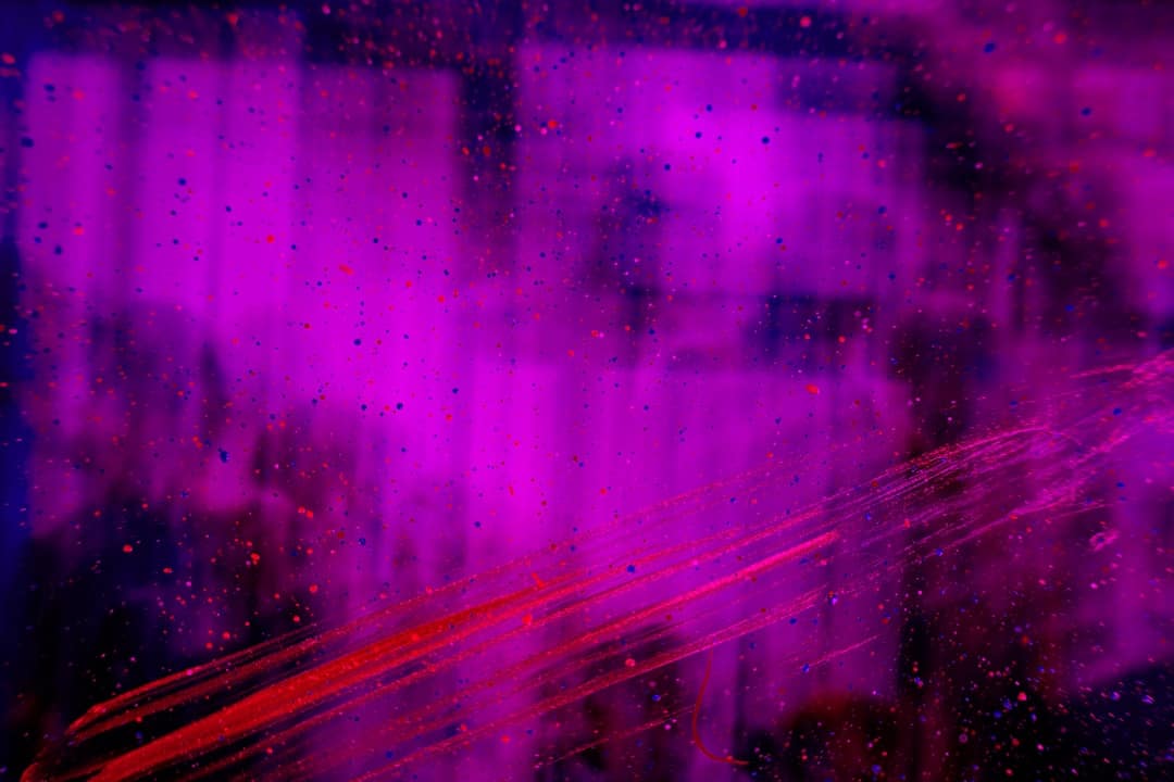 Photo Purple paint