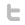 Twitter/X logo icon displayed in a simple square design.
