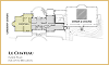 Le Chateau venue floor plan layout for up to 180 guests.