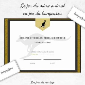 le jeu du mime animal