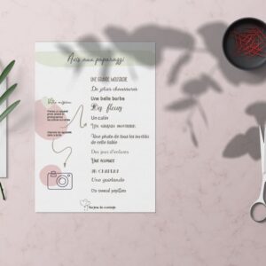 notice animation mariage des appareils photo jetables