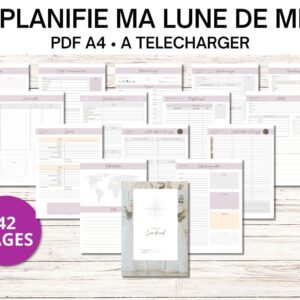 42 pages pour organiser vols, hôtels, itinéraires, souvenirs et activités pour sa lune de miel