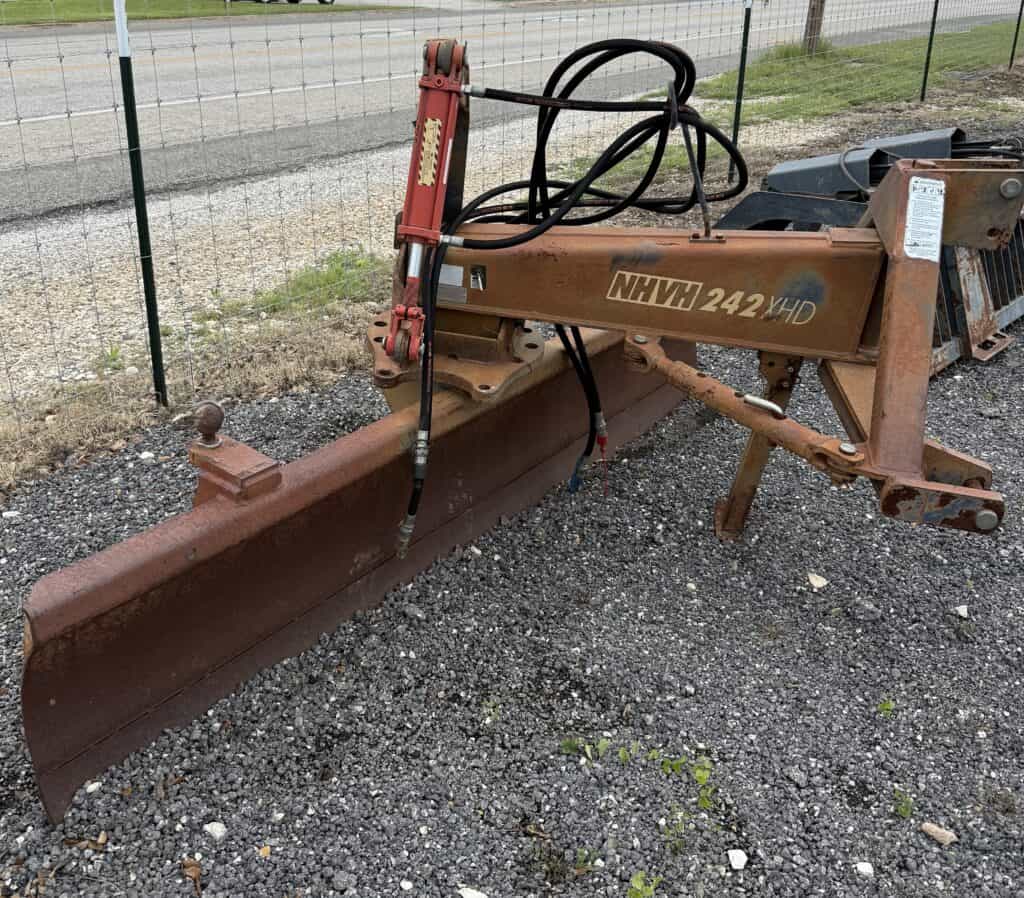 Hydraulic snow plow for sale at June 6th consignment auction.