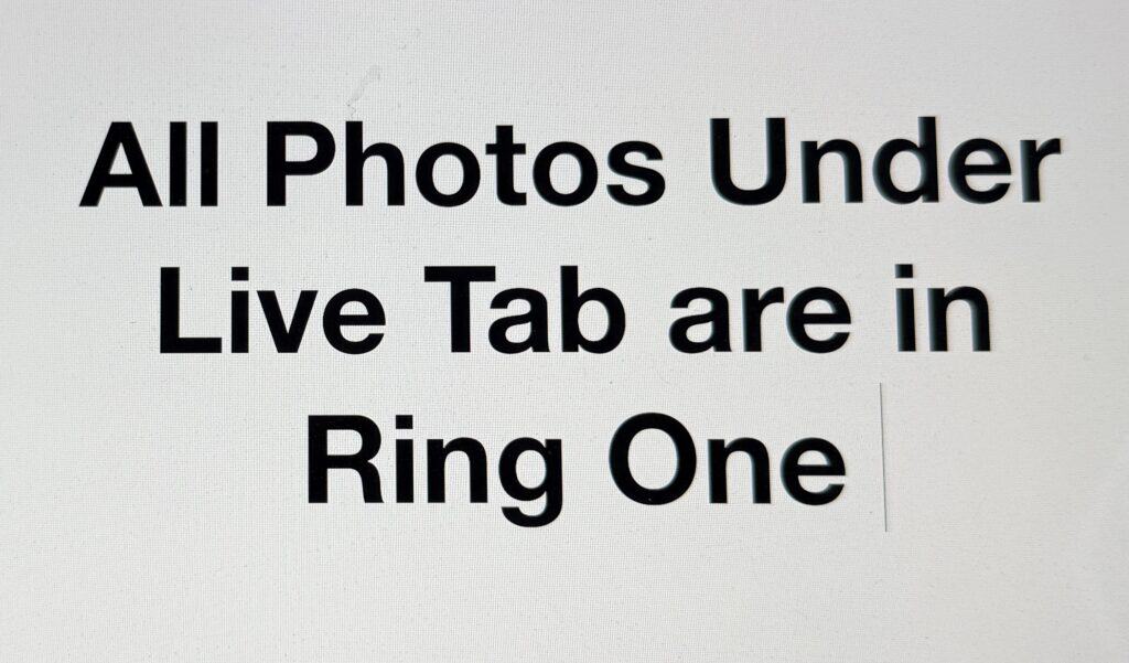 All photos under live tab are in ring one at the auction.