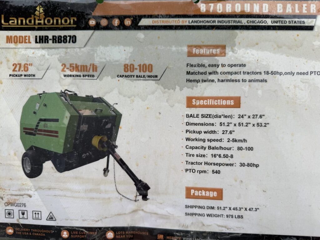 Green LandaJet pressure washer with spray wand for sale at auction.