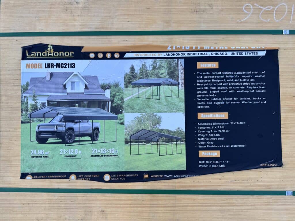 Steel carport kit with advanced features for outdoor protection and durability.