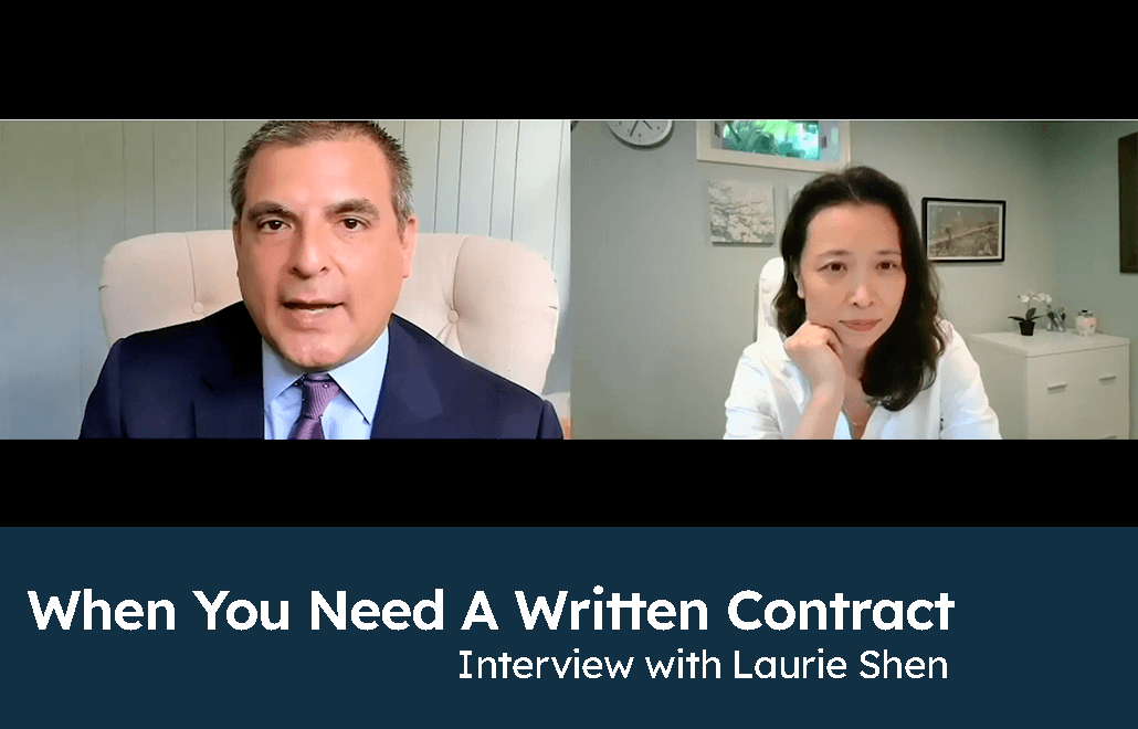 When You Need A Written Contract And Why