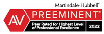 Peer Rated for Highest Level of Professional Excellence