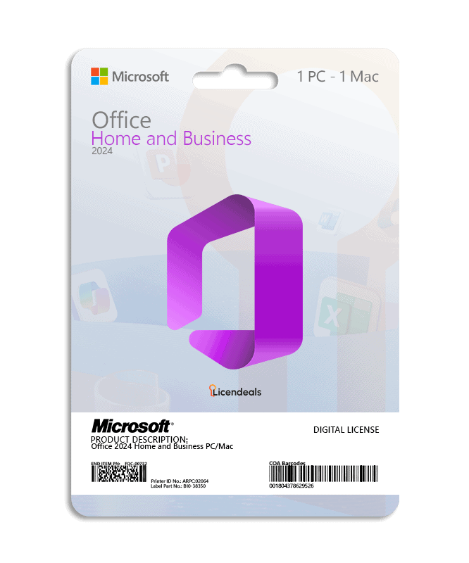 Office 2024 Home and Business PC MAC Licendeals Office 2024 Home and Business BIND - Imagen 1