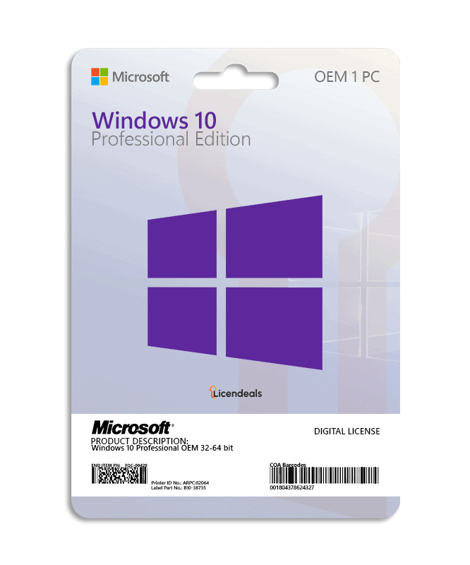 Windows 10 Professional OEM - Imagen 1