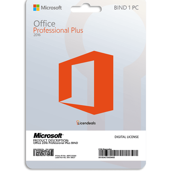 Office 2016 Professional Plus BIND