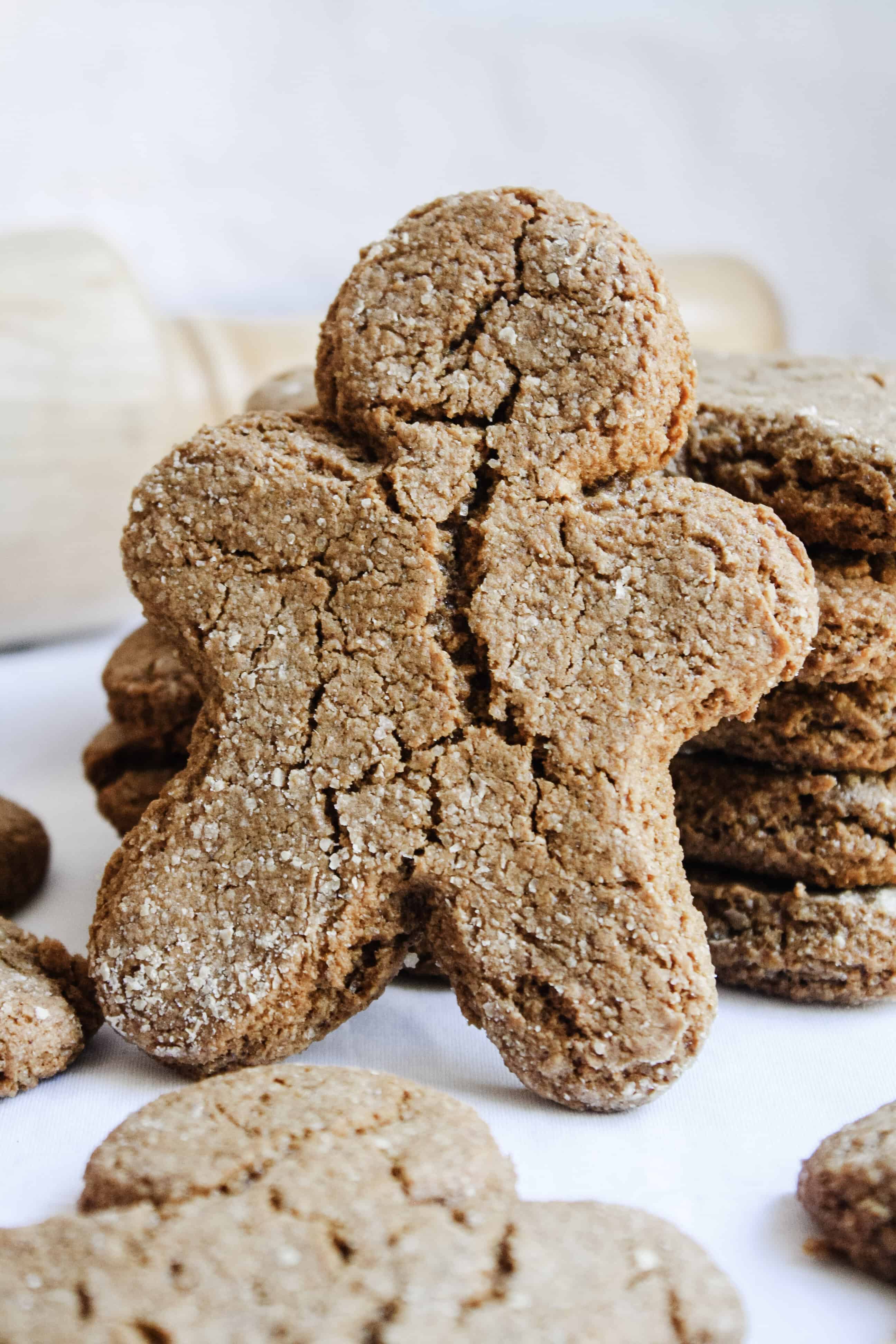 Soft & Cakey Gingerbread Cookies (100% Whole Grain)