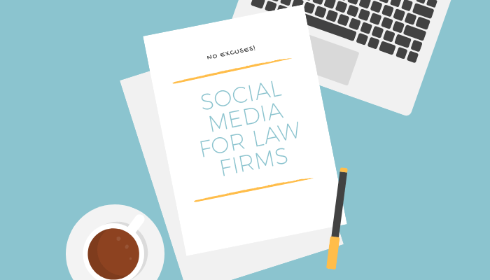 Leveraging social media to enhance legal firm's online presence and attract clients.