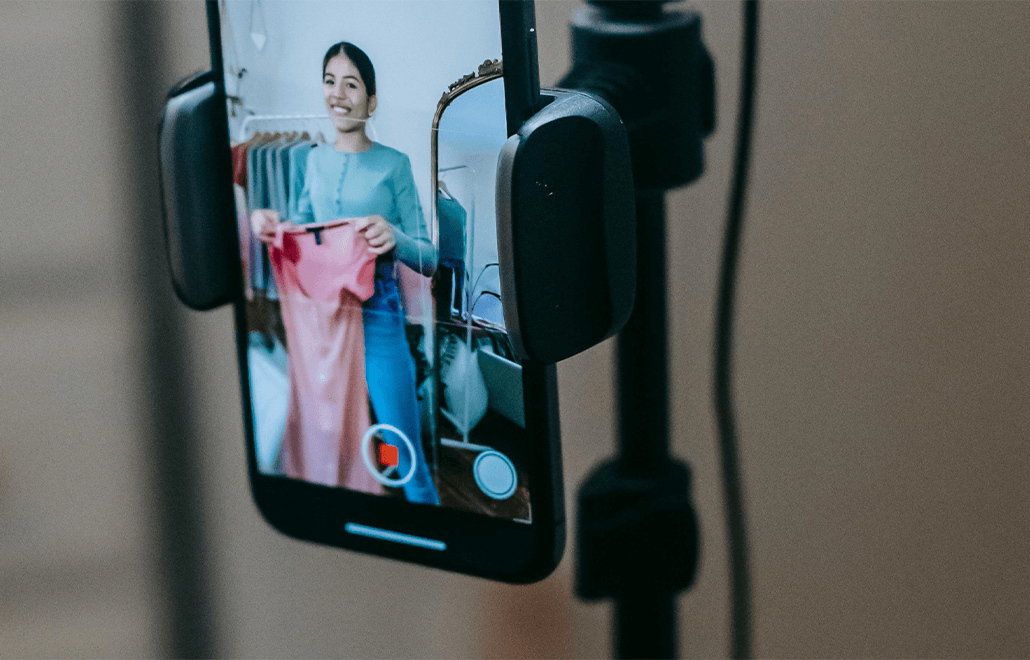 A content creator producing a product demonstration video to showcase its features and benefits.