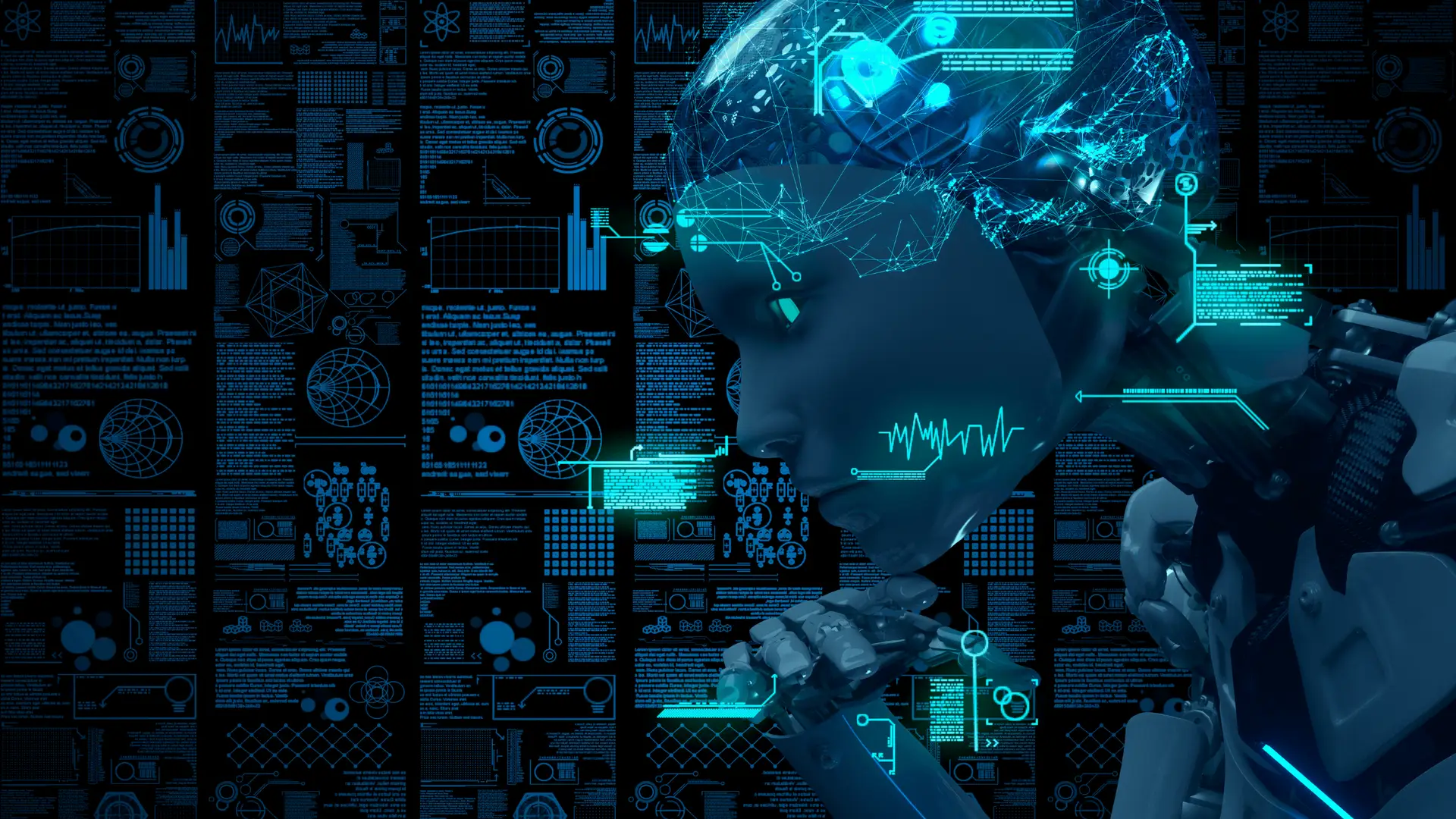 A visual representing how AI advancements are shaping the future of digital marketing in 2025.