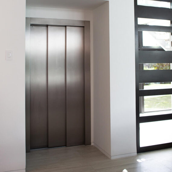 Elvoron HR/MR Home Elevator. Luxury residential lifts for custom homes. Elder care accessibility in DFW, Dallas.