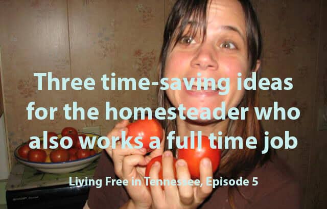 Episode 5: Three time-saving ideas for the homesteader who also works a full time job