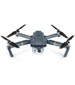 Drone professionnel de haute technologie avec caméra intégrée.