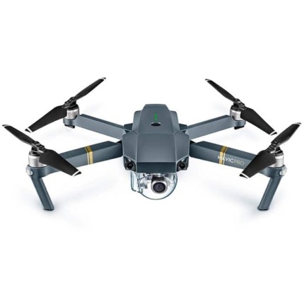Drone professionnel de haute technologie avec caméra intégrée.
